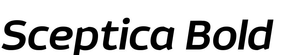 Sceptica Bold Italic Font Download Free
